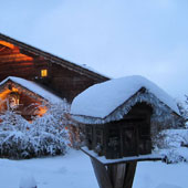 Le Chalet la nuit