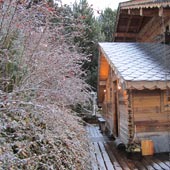Le Chalet la nuit