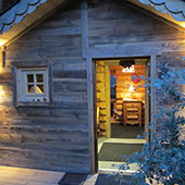 Le Chalet la nuit