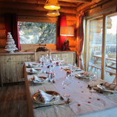 Le Chalet la nuit